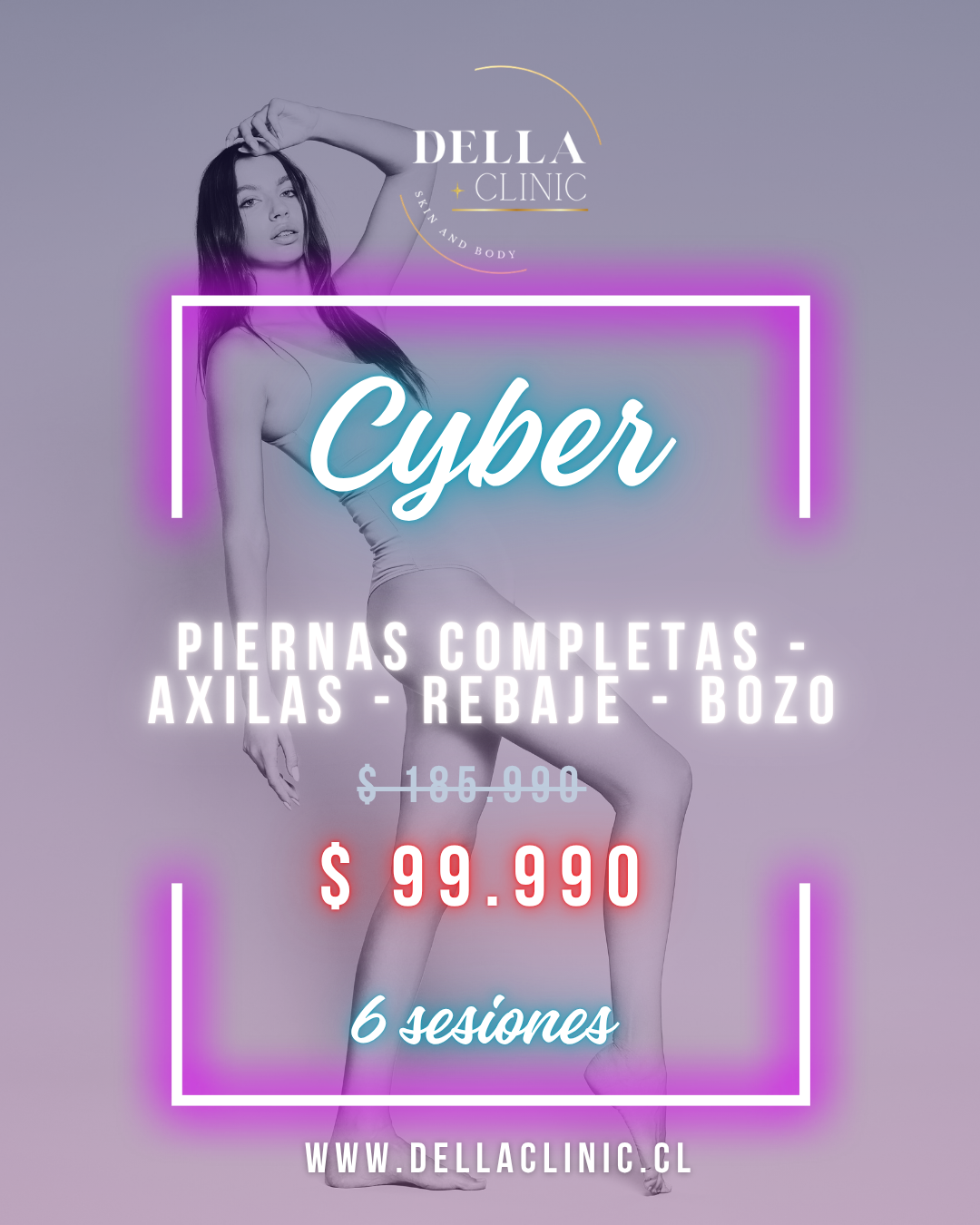 Piernas completas - axilas - rebaje - bozo 6 sesiones