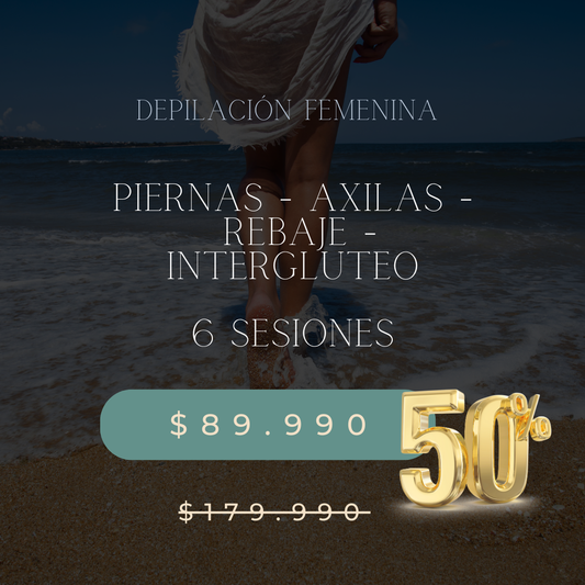piernas completas - axilas - rebaje - intergluteo