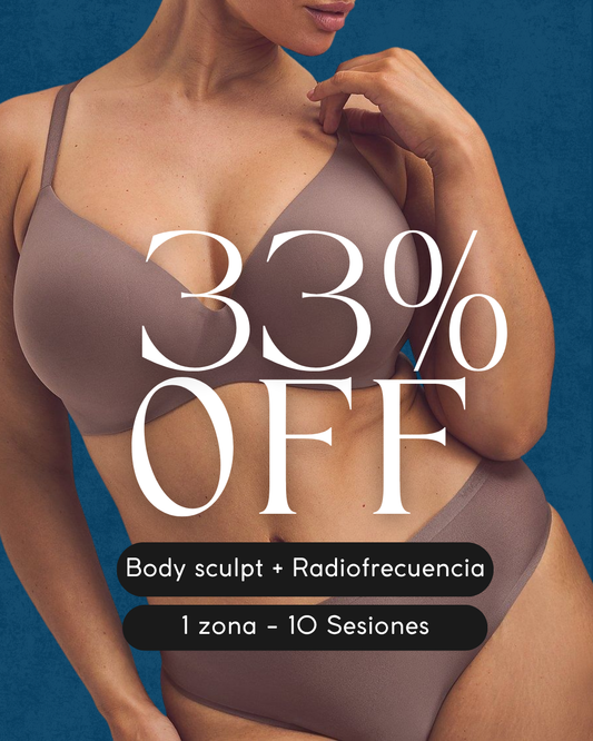 Body sculpt - Radiofrecuencia 1 zona 10 sesiones