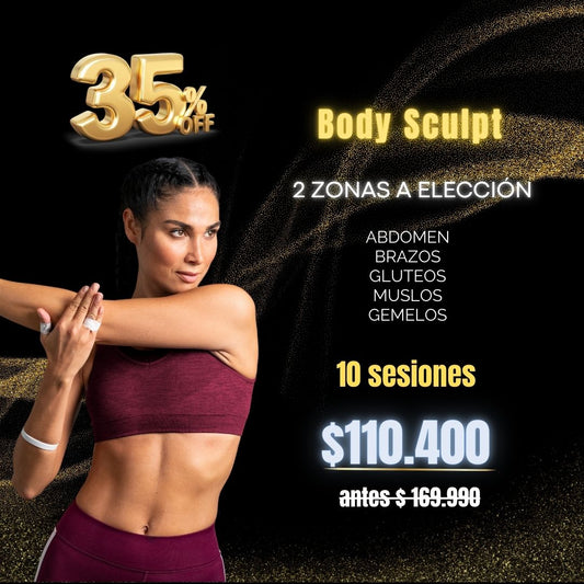 Body sculpt 2 zonas a elección